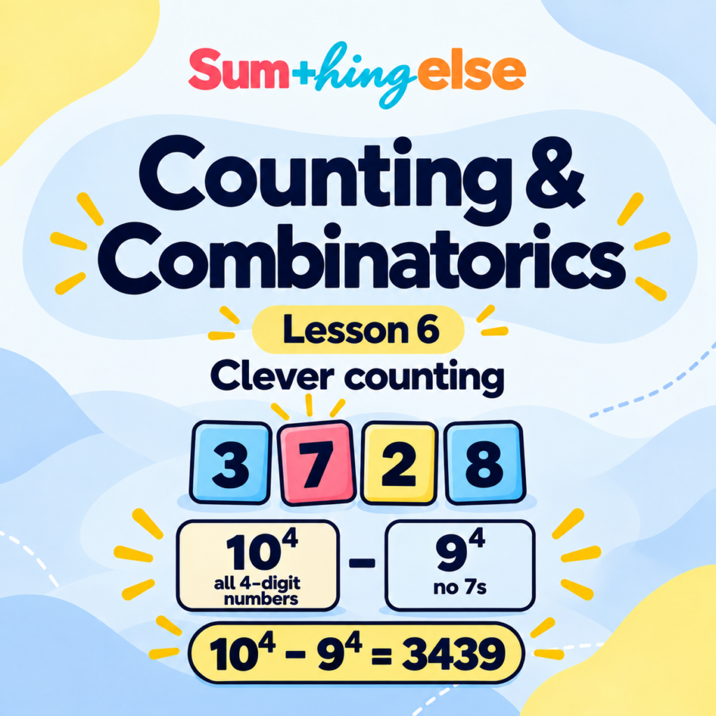 Counting & Combinatorics – Lesson 6: Clever Counting